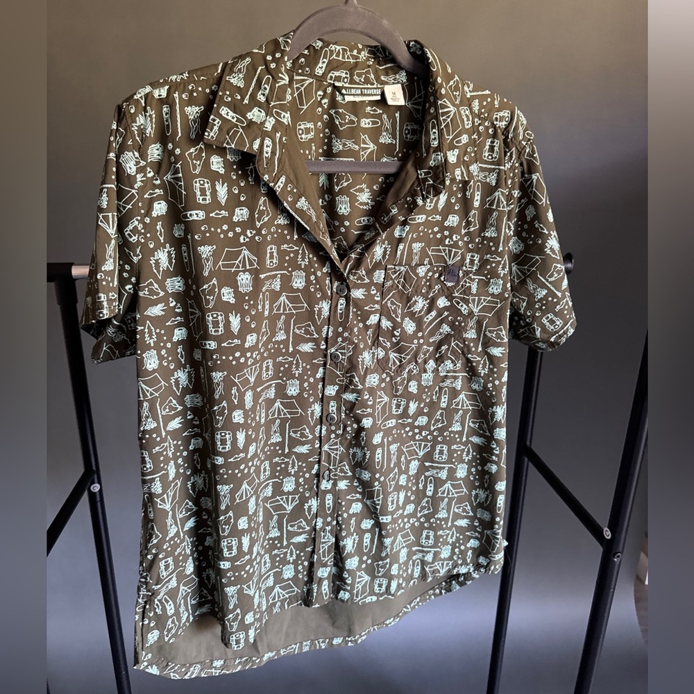 L.L.Bean Sport Women Traverse T Shirt Size M